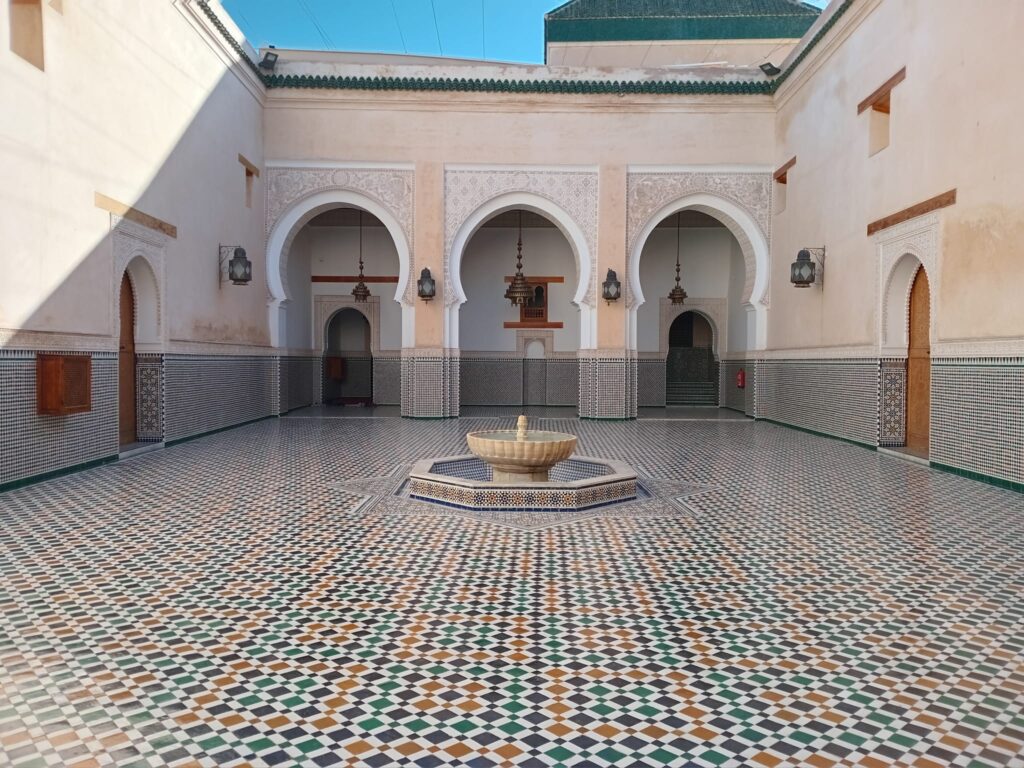 Mausoleum of Mawla Ismail with original mosaics and architecture
