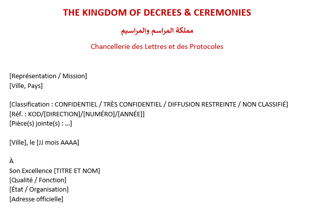 Guide méthodique pour rédiger une lettre diplomatique