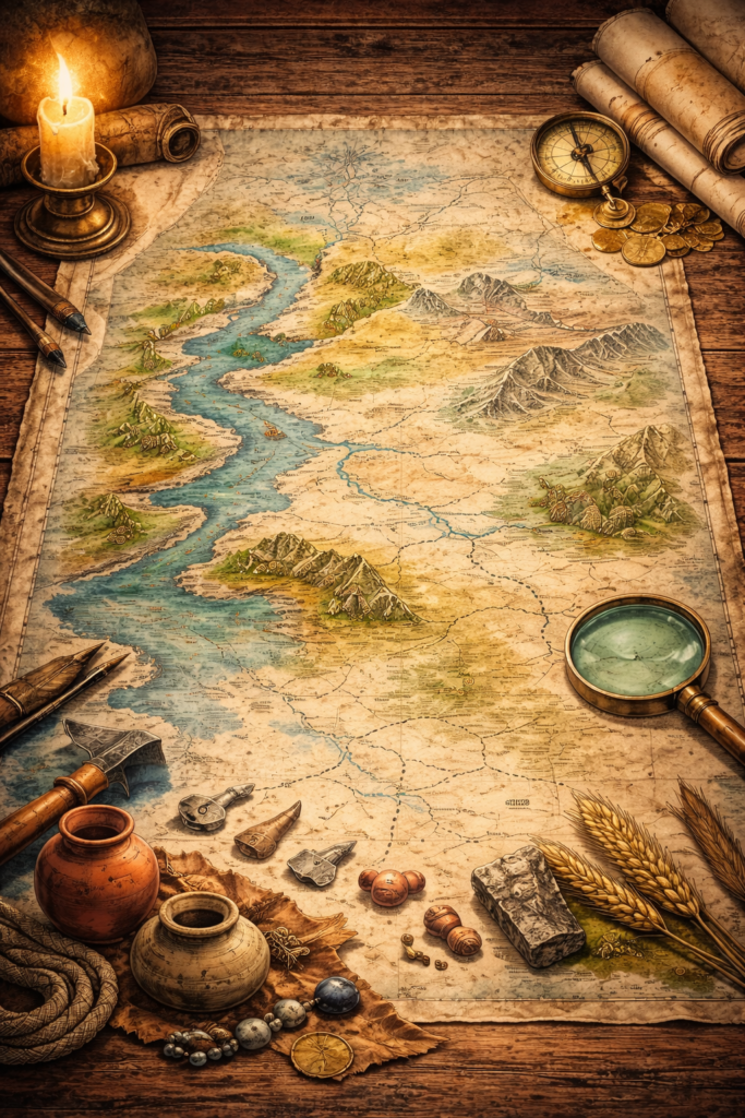 Tracing Ancient Tribal Cultures Through Historical Maps